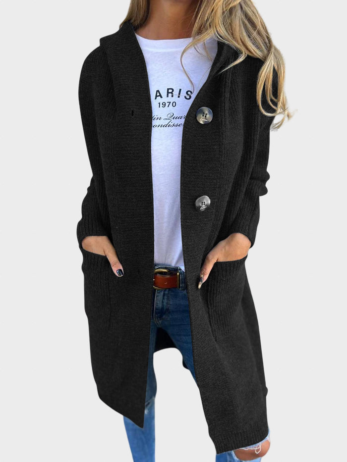 BIANCA™|CARDIGAN LUNGO CON BOTTONI