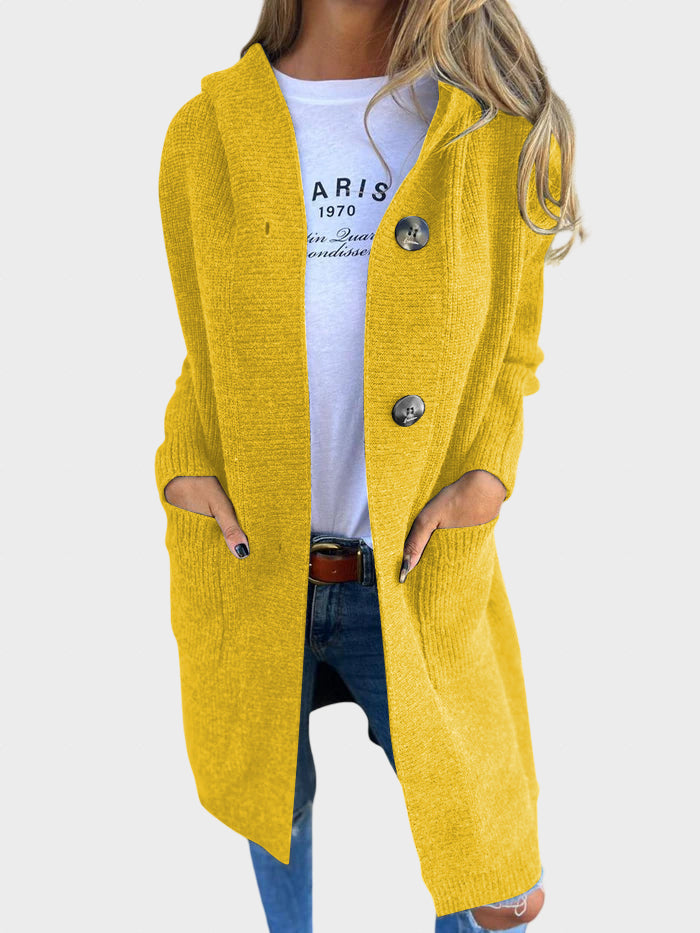 BIANCA™|CARDIGAN LUNGO CON BOTTONI