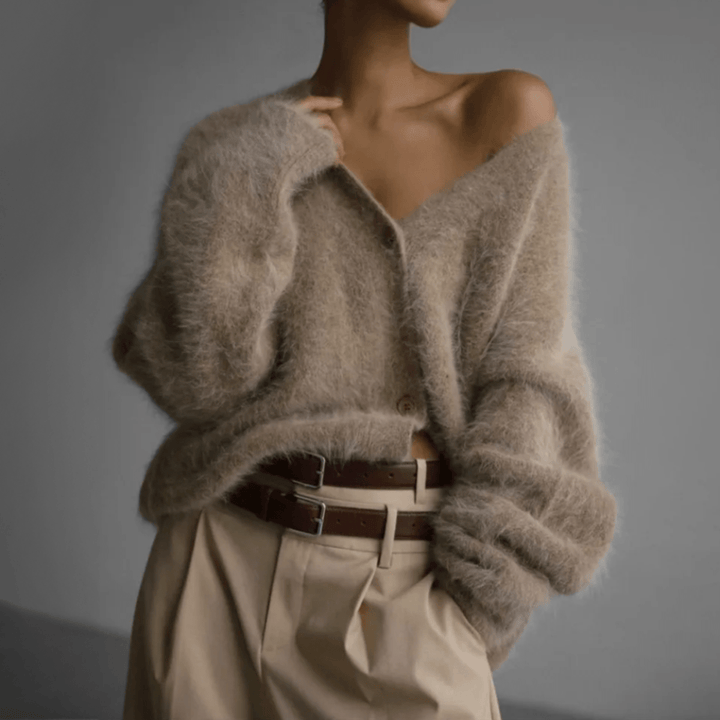 AURORA™|CARDIGAN MORBIDO IN MAGLIA