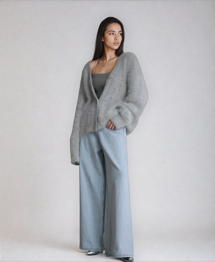 AURORA™|CARDIGAN MORBIDO IN MAGLIA