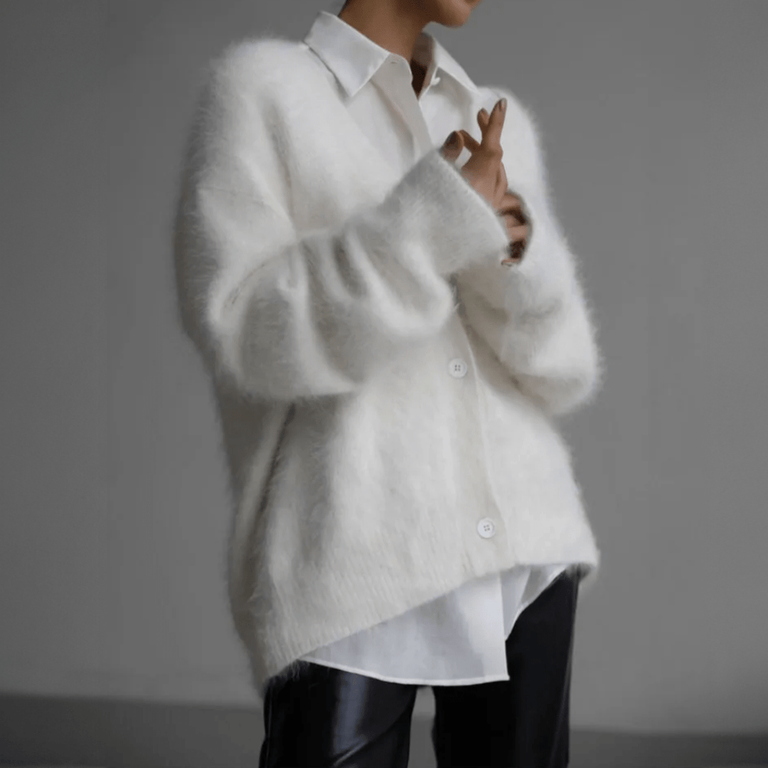 AURORA™|CARDIGAN MORBIDO IN MAGLIA