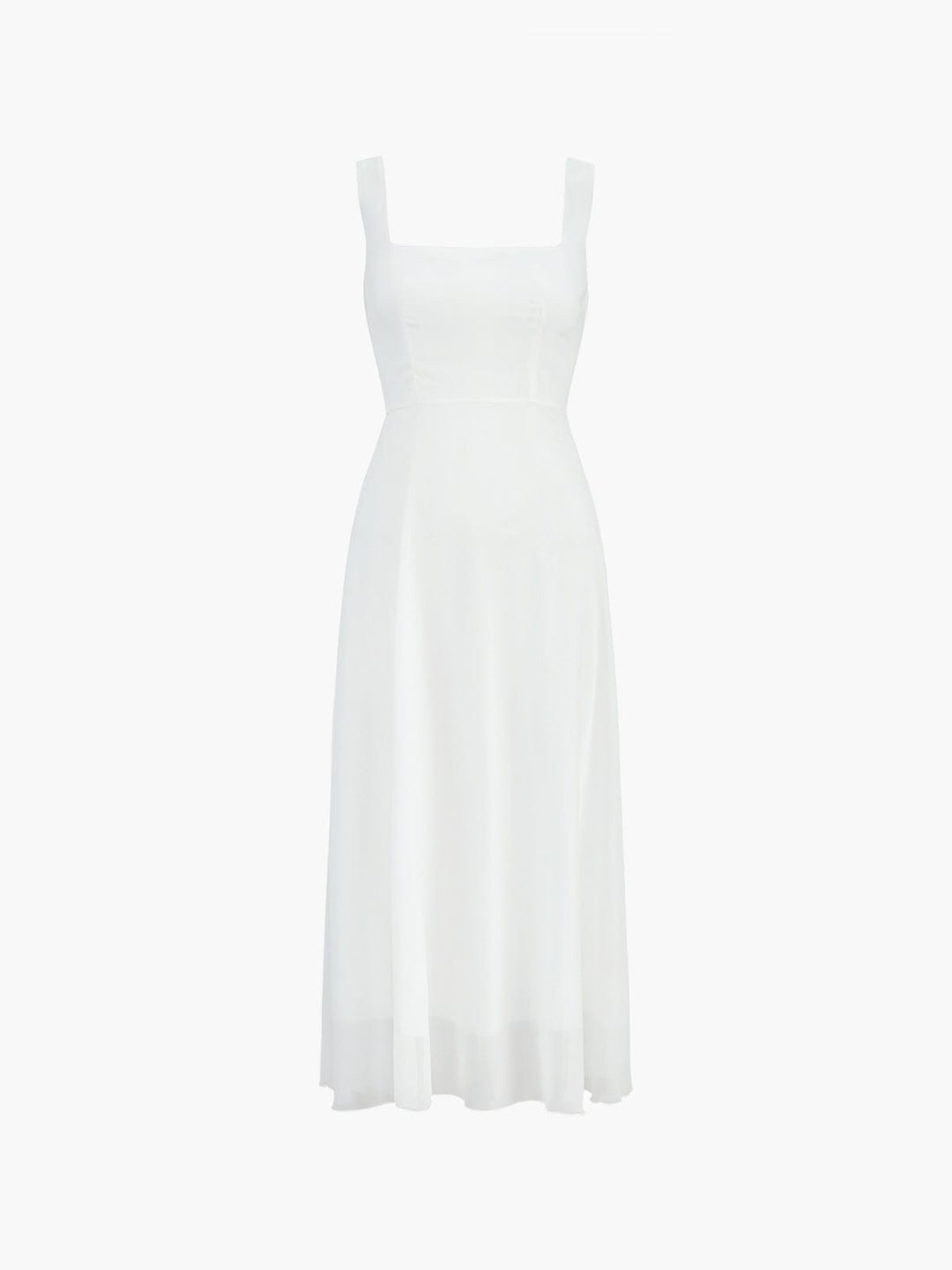 CHIARA™|VESTITO MIDI ELEGANTE CON SCOLLO QUADRATO