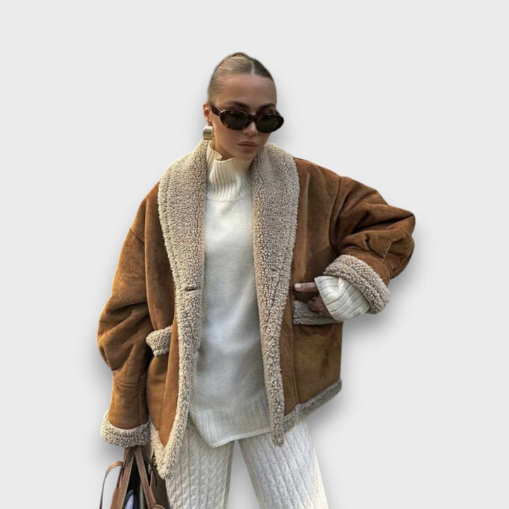 GINA™|GIACCA CALDA CON FODERA IN PELUCHE