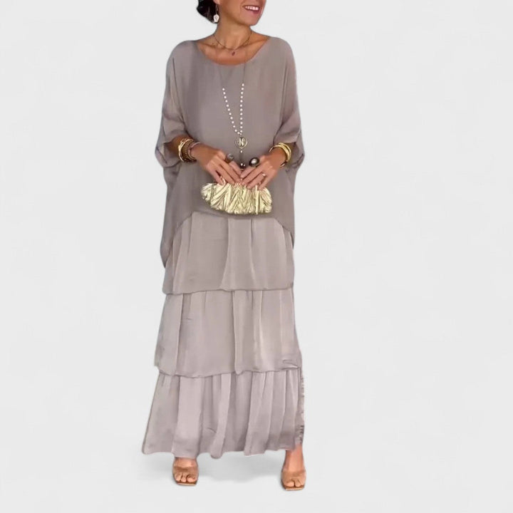 NORA™|ELEGANTE ABITO CASUAL BOHO IN CHIFFON