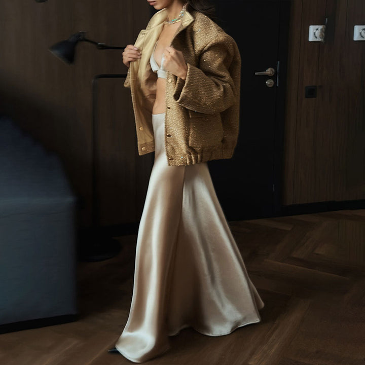 GIACCA LUMINA CON PAILLETTES