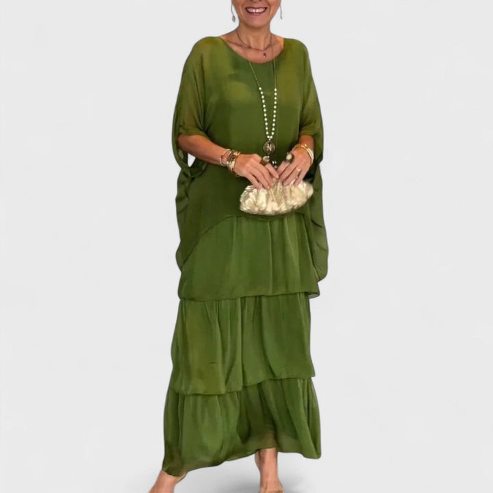 NORA™|ELEGANTE ABITO CASUAL BOHO IN CHIFFON