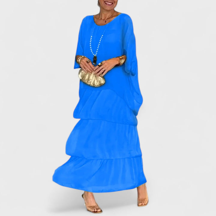 NORA™|ELEGANTE ABITO CASUAL BOHO IN CHIFFON
