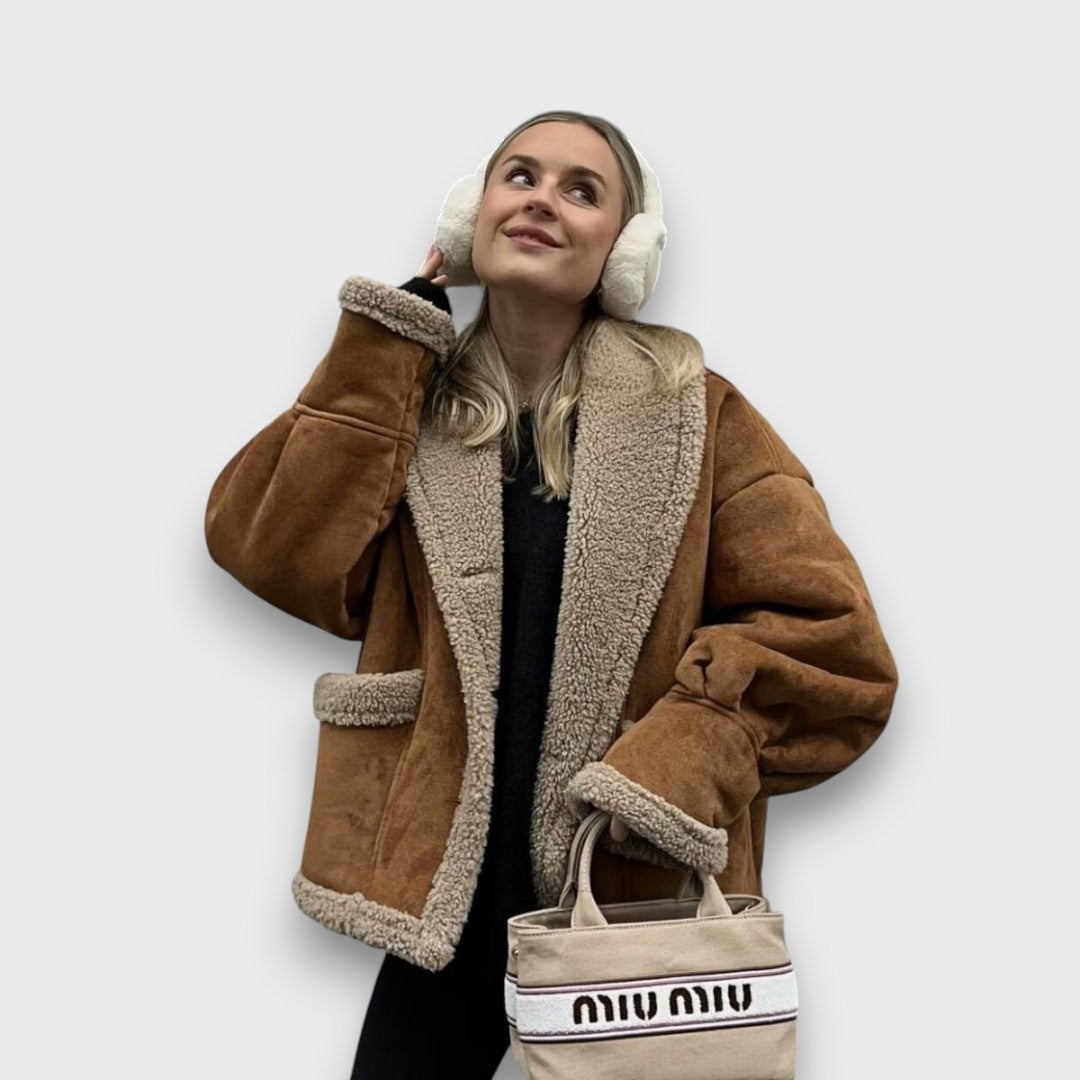 GINA™|GIACCA CALDA CON FODERA IN PELUCHE