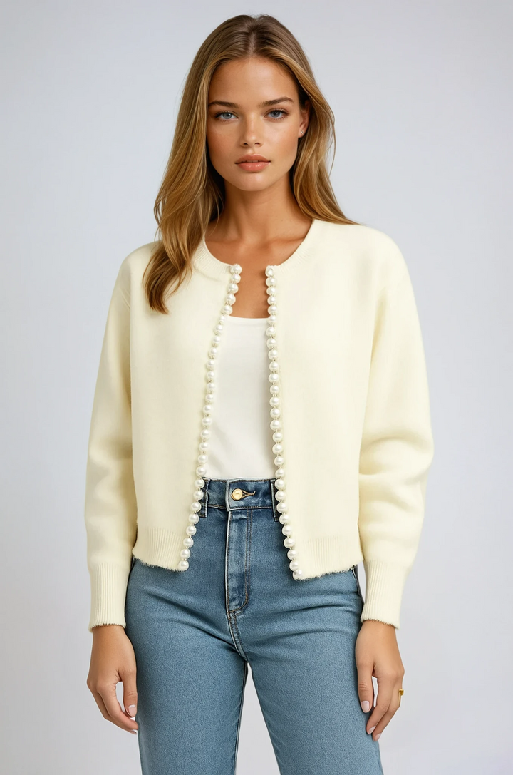 GIADA™|CARDIGAN CON BOTTONI GIOIELLO