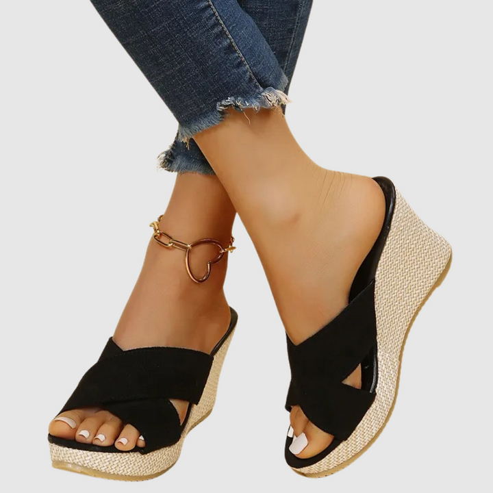 NIVES™|ELEGANTI SANDALI CON ZEPPA