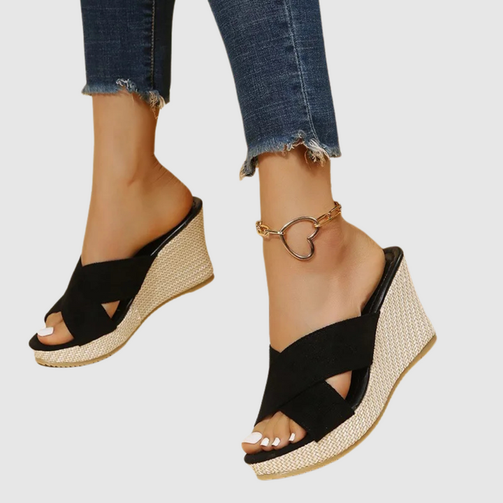 NIVES™|ELEGANTI SANDALI CON ZEPPA