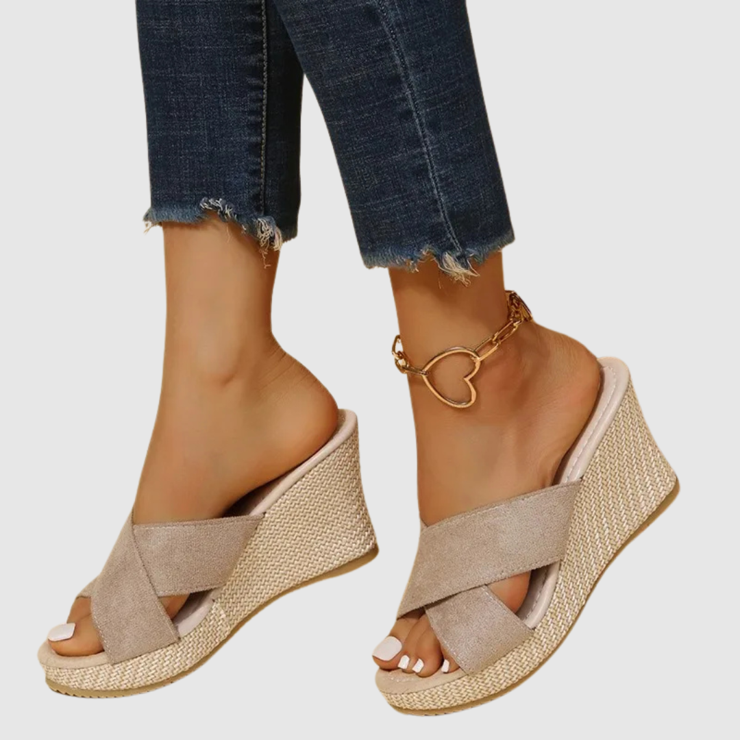 NIVES™|ELEGANTI SANDALI CON ZEPPA