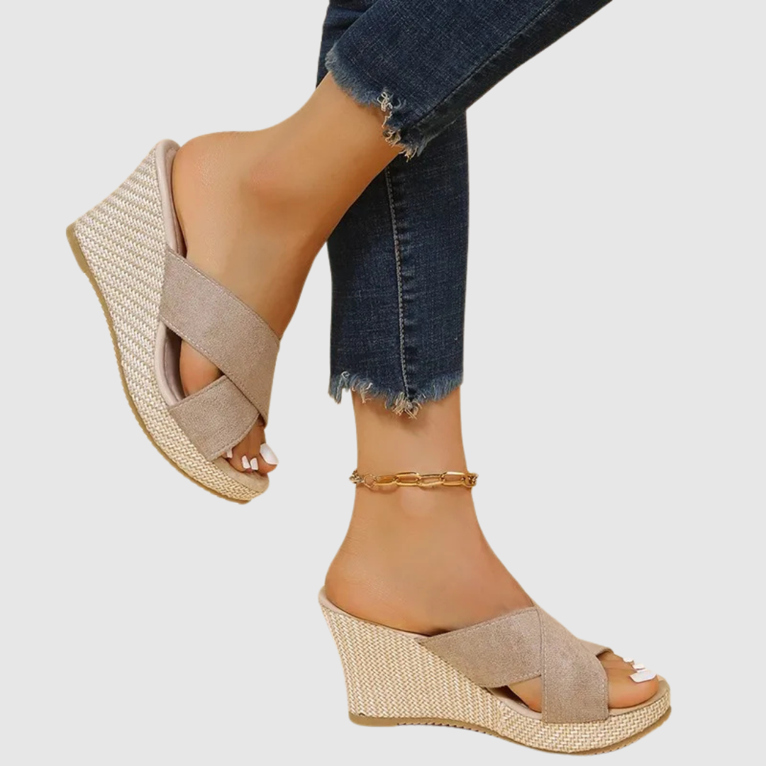 NIVES™|ELEGANTI SANDALI CON ZEPPA