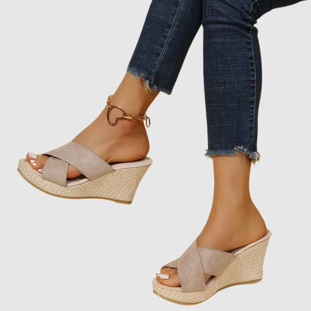 NIVES™|ELEGANTI SANDALI CON ZEPPA