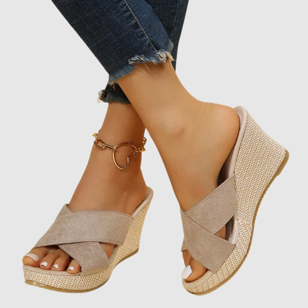 NIVES™|ELEGANTI SANDALI CON ZEPPA