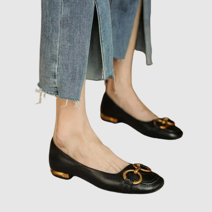 MARIE™ | BALLERINE DA SERA IN PELLE