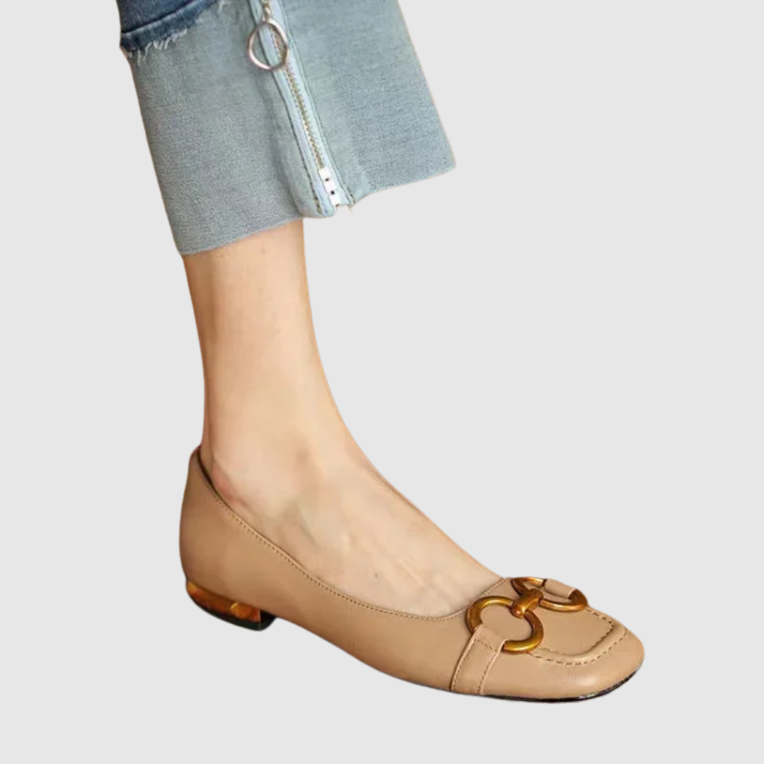 MARIE™ | BALLERINE DA SERA IN PELLE