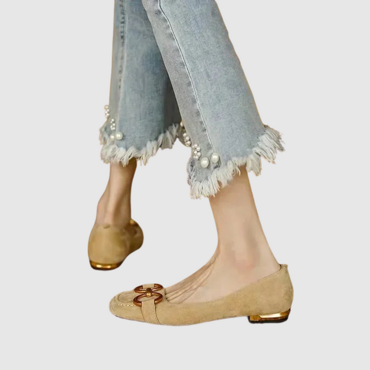 MARIE™ | BALLERINE DA SERA IN PELLE