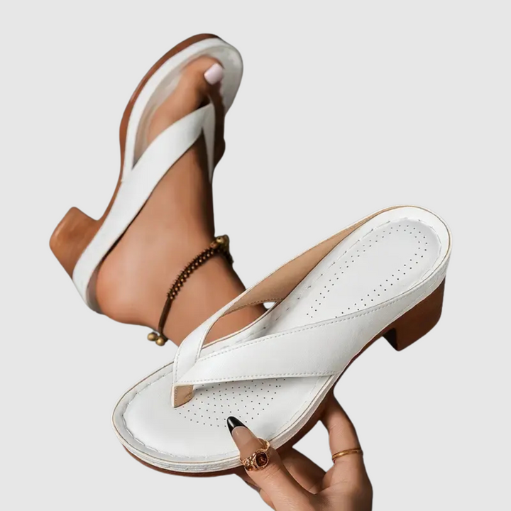 NINA™|SANDALI COMODI CON TACCO