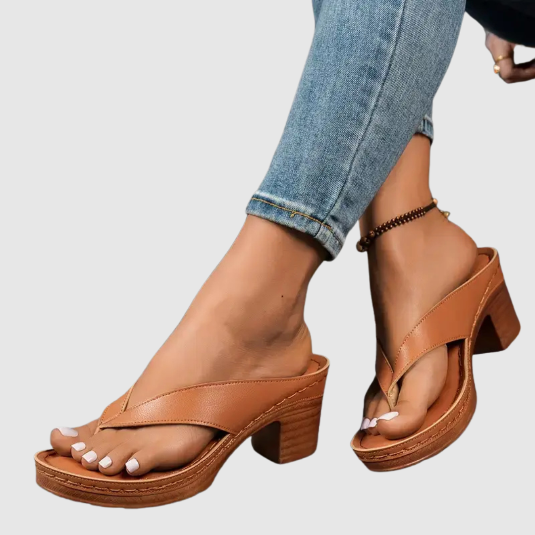 NINA™|SANDALI COMODI CON TACCO