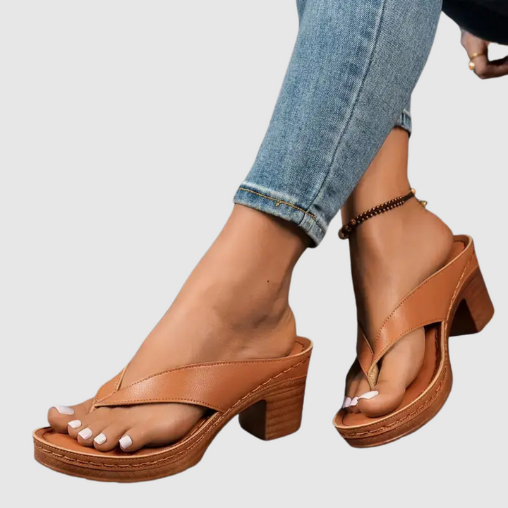 NINA™|SANDALI COMODI CON TACCO