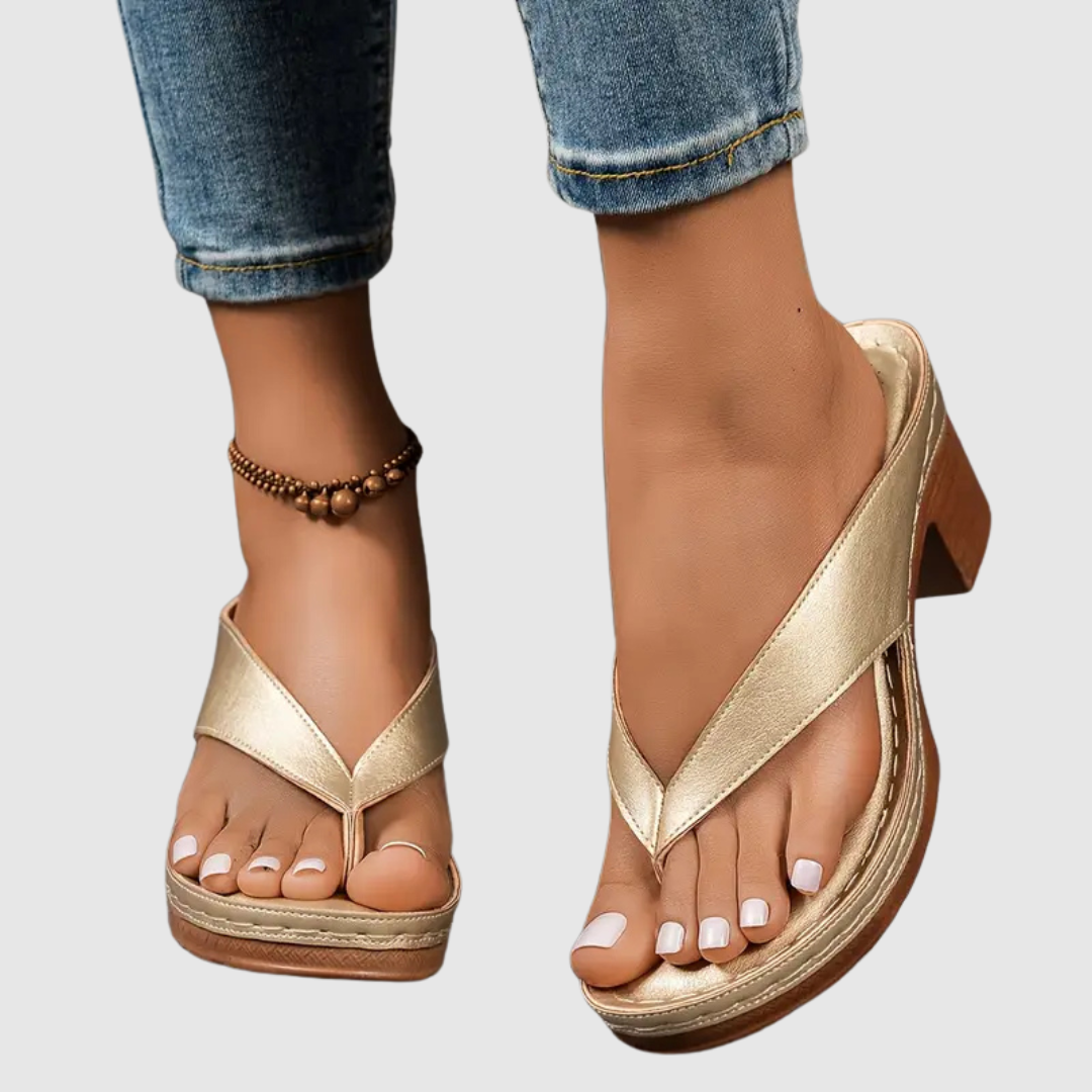 NINA™|SANDALI COMODI CON TACCO