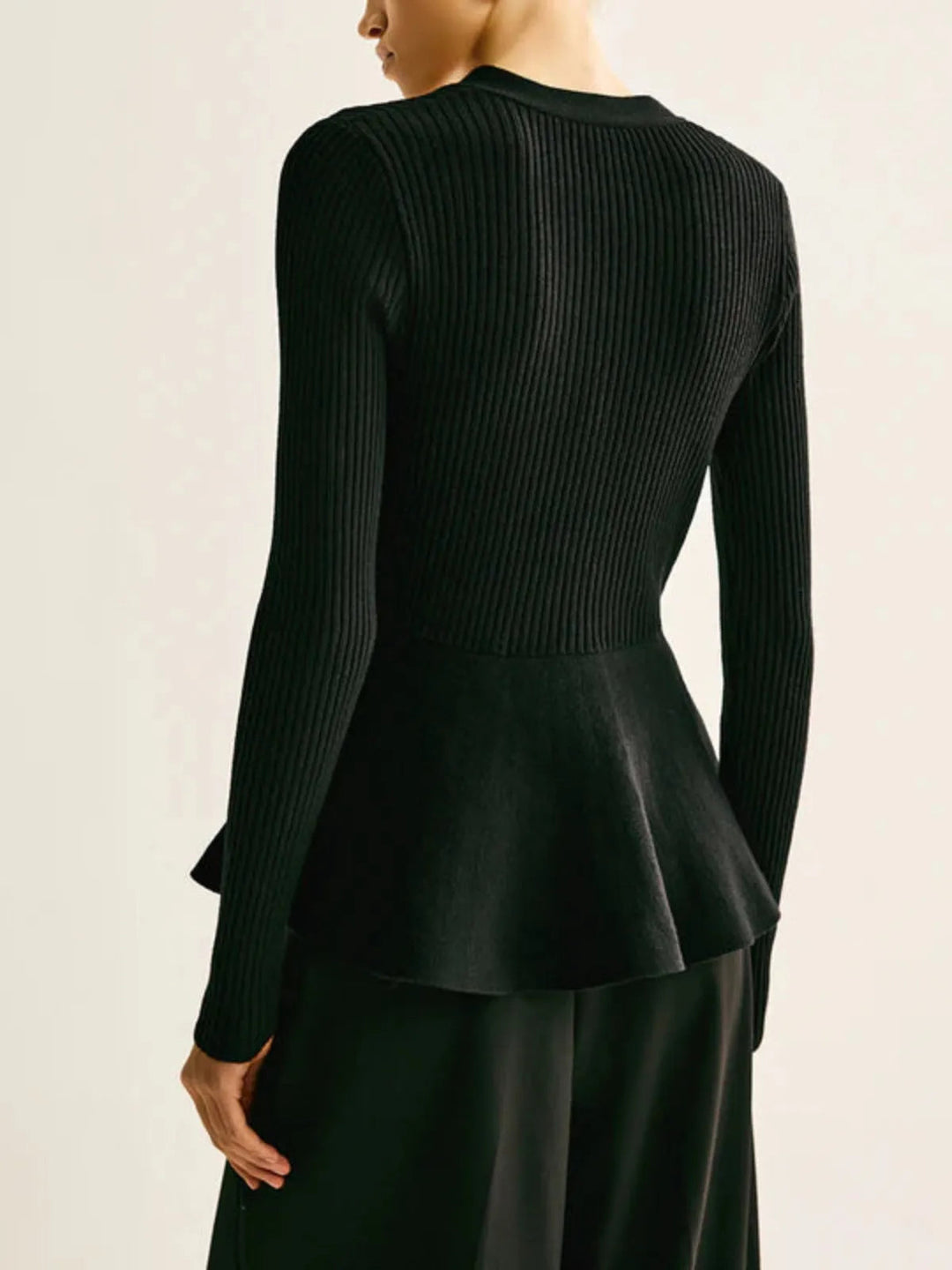 ELISA™|CARDIGAN A COSTE CON BOTTONI