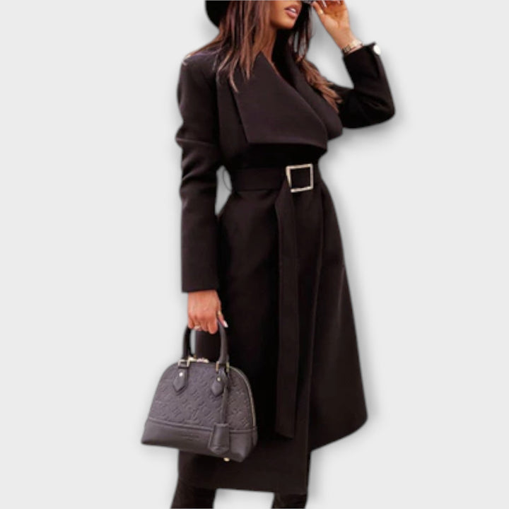 MURIEL™|CAPPOTTO SAGOMATO CON CINTURA