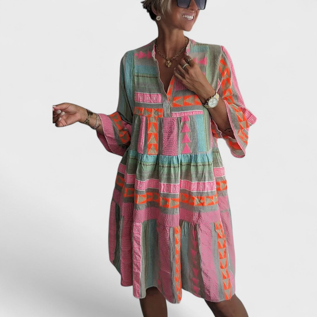 JULIANE™|ABITO BOHO A BALZE