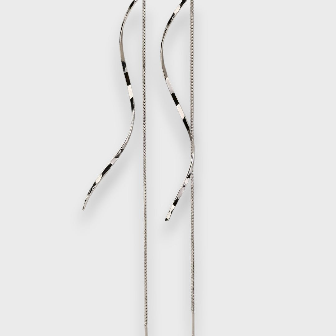 ELWIRA™|ORECCHINI LUNGHI CON FORMA A ONDA