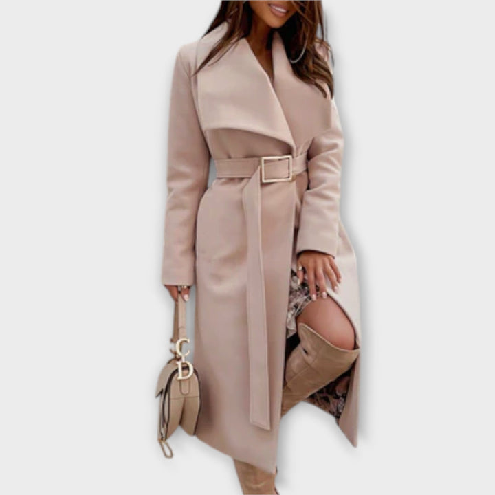 MURIEL™|CAPPOTTO SAGOMATO CON CINTURA