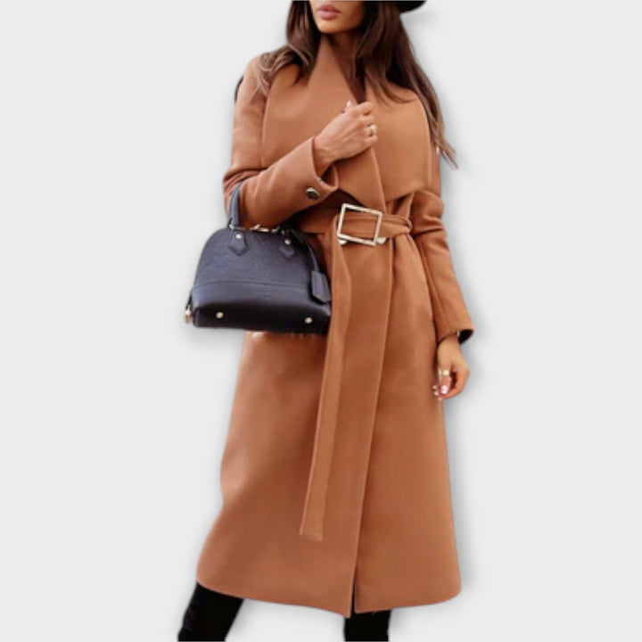 MURIEL™|CAPPOTTO SAGOMATO CON CINTURA