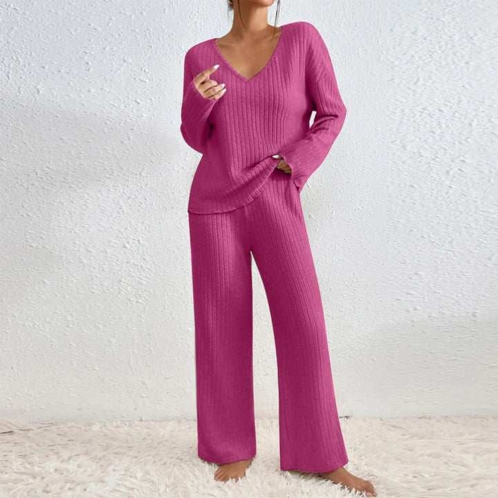 NATALIA™|SET PLISSETTATO CON TOP E PANTALONI