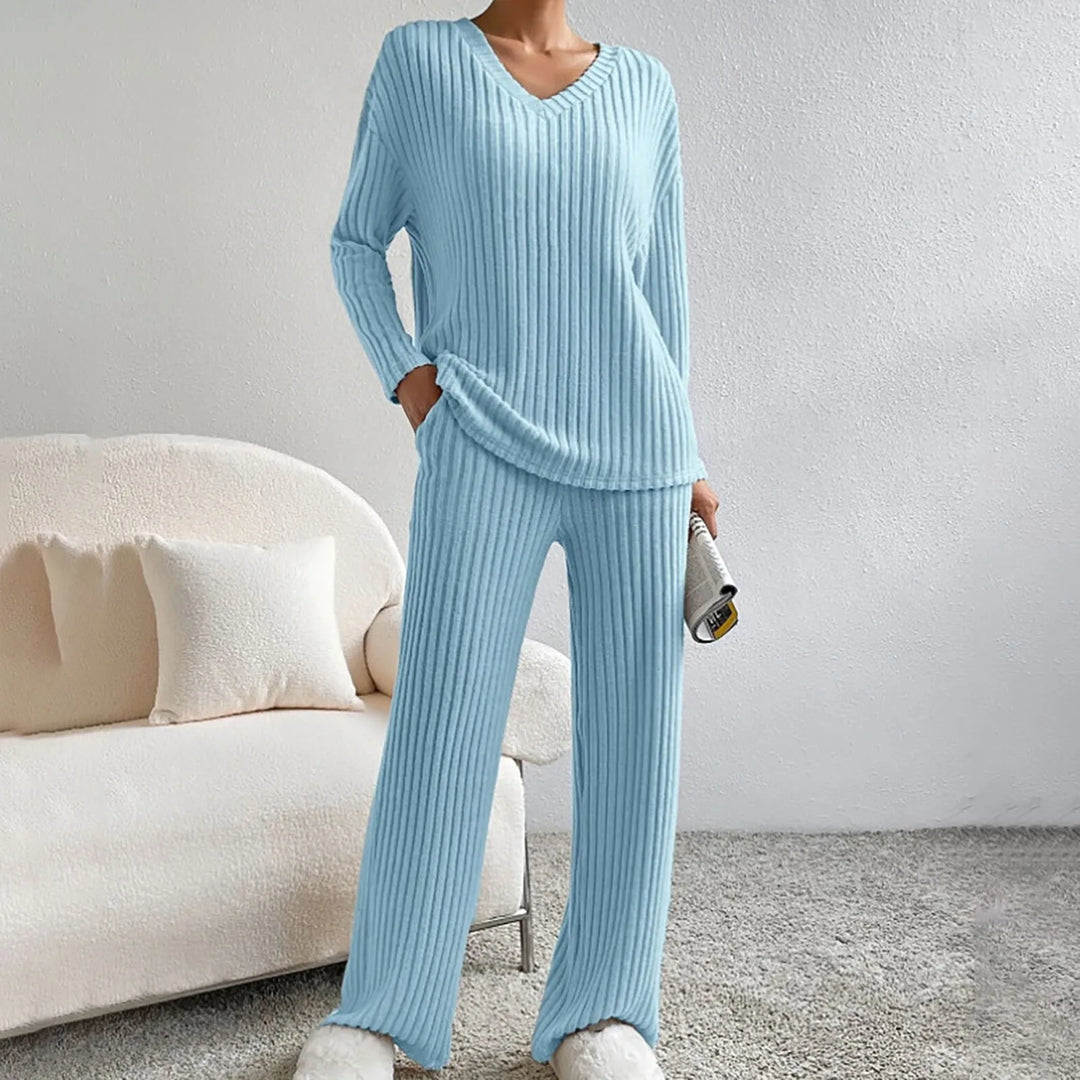 NATALIA™|SET PLISSETTATO CON TOP E PANTALONI