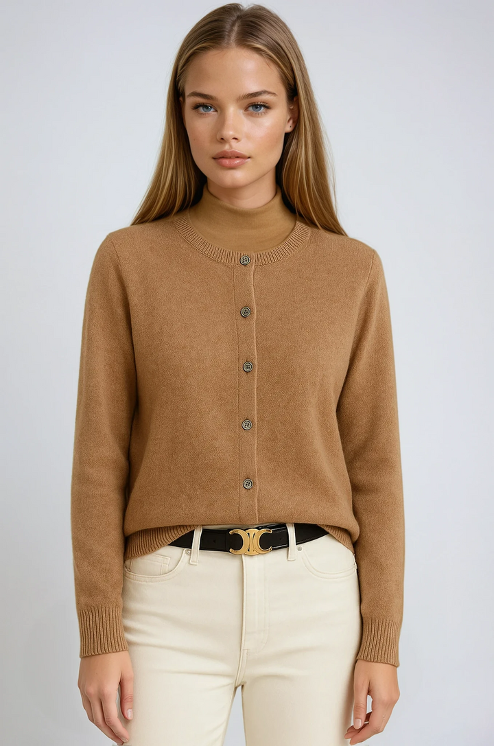 ELENA™|CARDIGAN CLASSICO CON BOTTONI