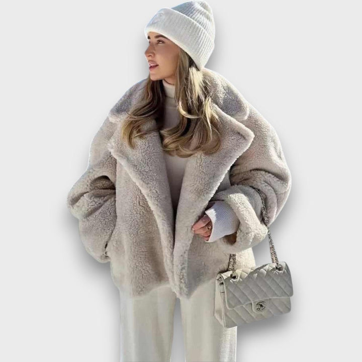 ELVIANNE™|GIACCA CON AMPIO COLLETTO