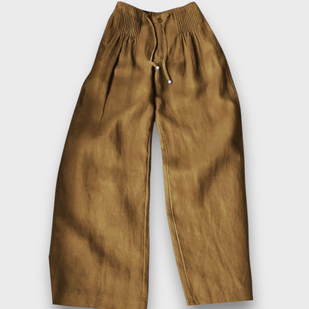 ARVENA™|PANTALONI IN LINO LEGGERI