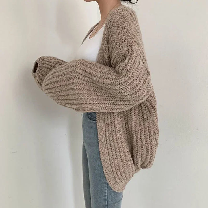 ALLEGRA™|CARDIGAN MORBIDO OVERSIZE
