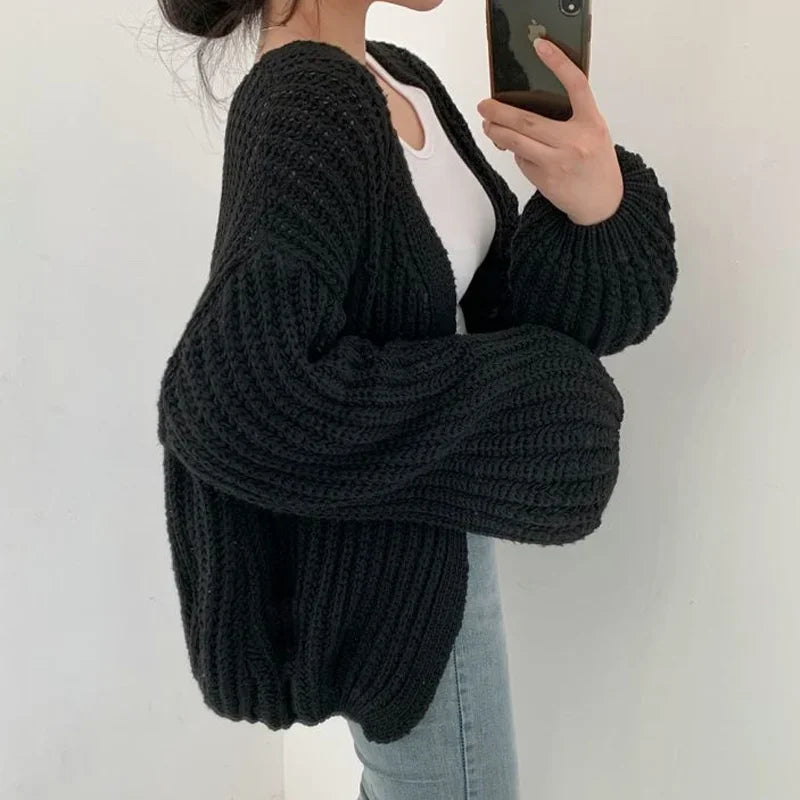 ALLEGRA™|CARDIGAN MORBIDO OVERSIZE