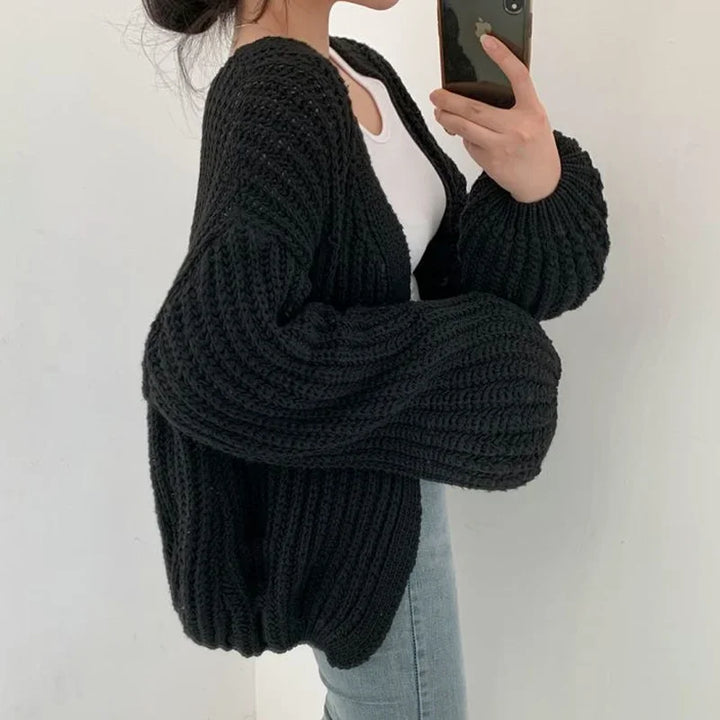 ALLEGRA™|CARDIGAN MORBIDO OVERSIZE