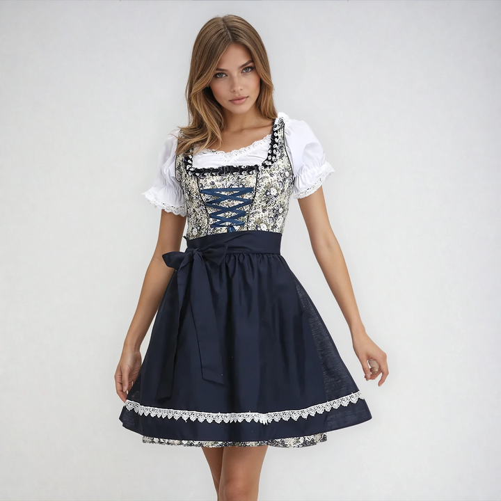 GRETA™|VESTITO DIRNDL TRADIZIONALE CON GREMBIULE