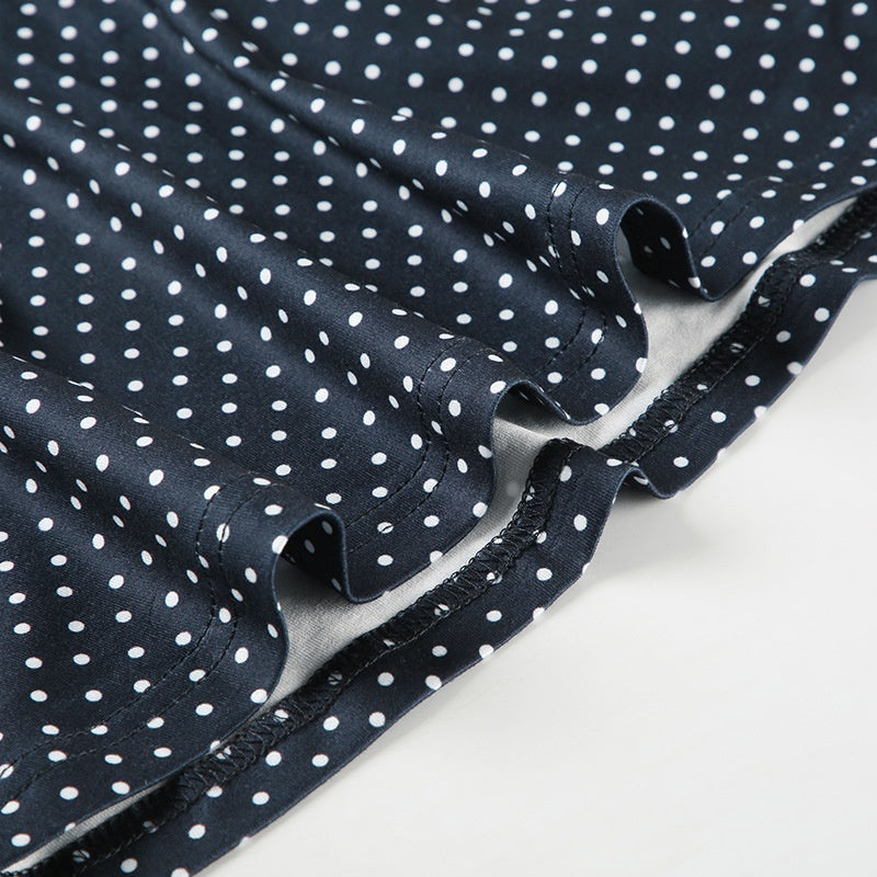 CHIARA™|VESTITO MINI A POIS CON TAGLIO ADERENTE