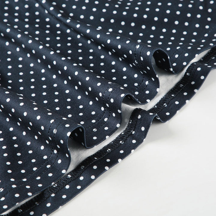 CHIARA™|VESTITO MINI A POIS CON TAGLIO ADERENTE