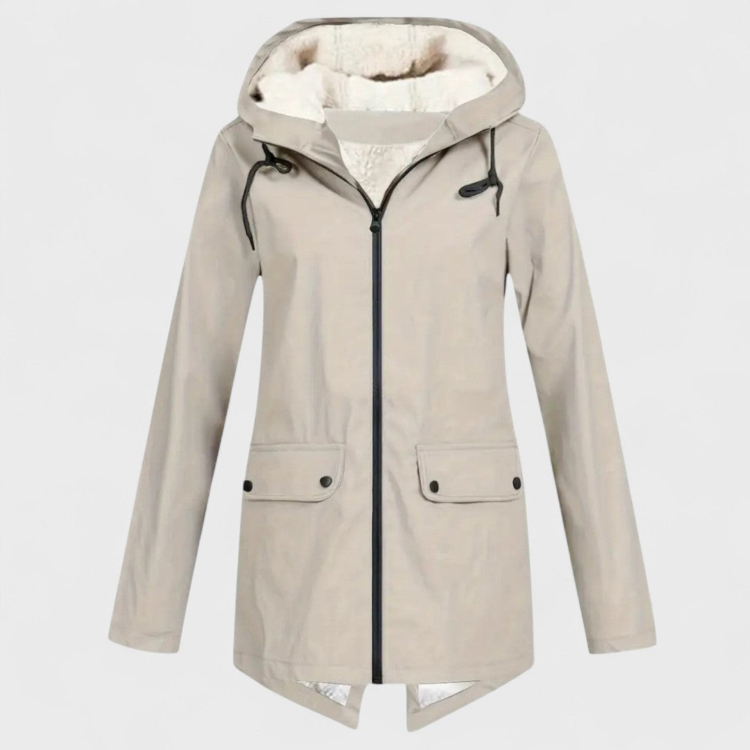 ASTRID™|PARKA ANTIPIOGGIA FODERATO IN PILE