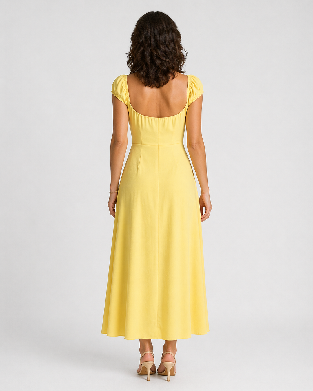 ELISABETTA™|VESTITO MIDI ROMANTICO CON MANICHE A SBALZO