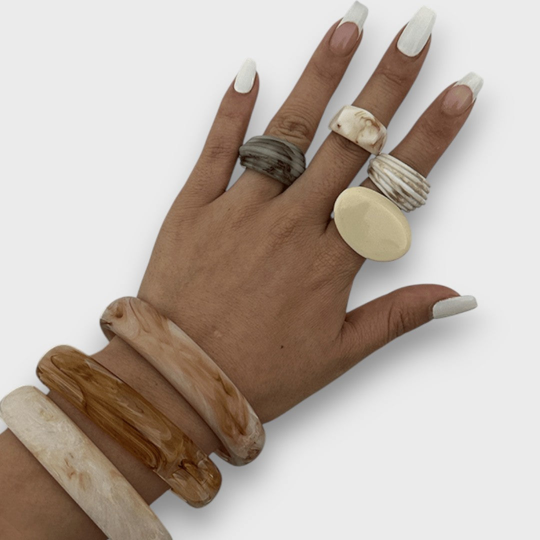 MARISA™|BRACCIALE VINTAGE CON EFFETTO MARMO