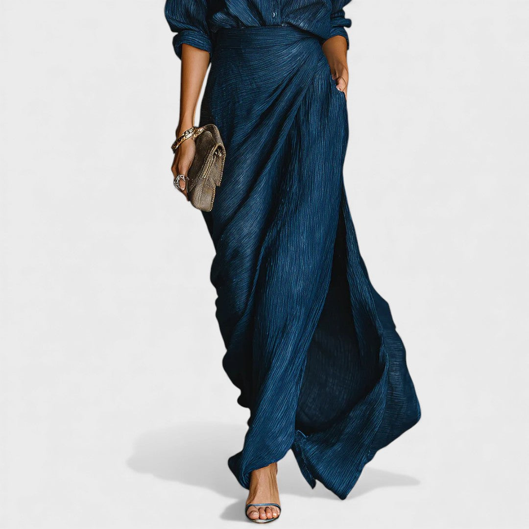 NAYLA™|ABITI PLISSETTATO ELEGANTE