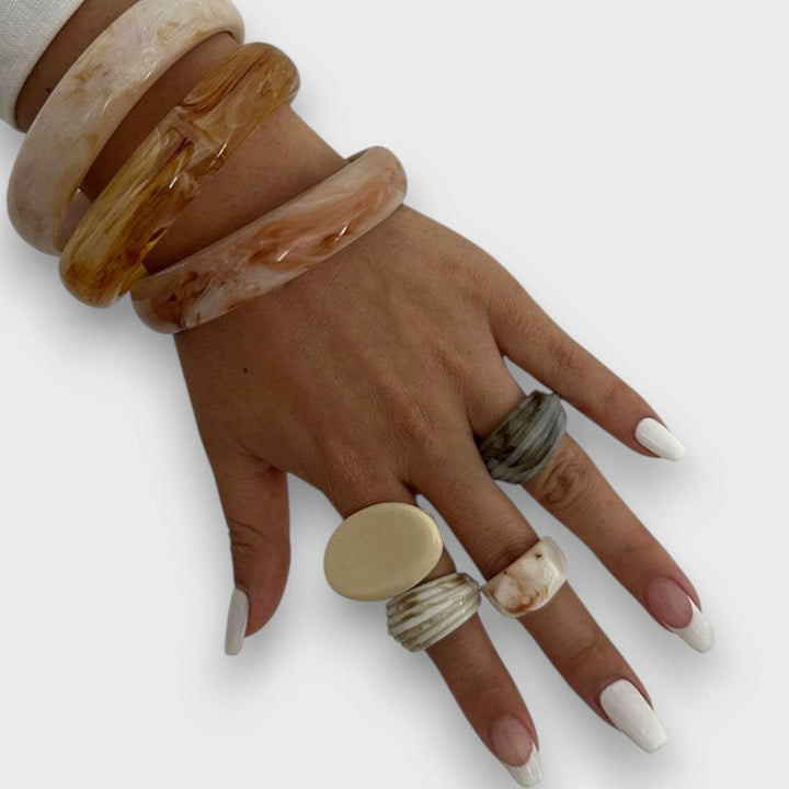 MARISA™|BRACCIALE VINTAGE CON EFFETTO MARMO