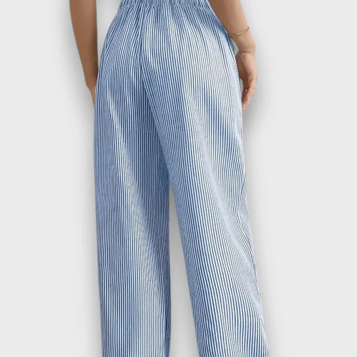 KARINA™|PANTALONI CON STRISCE SOTTILI