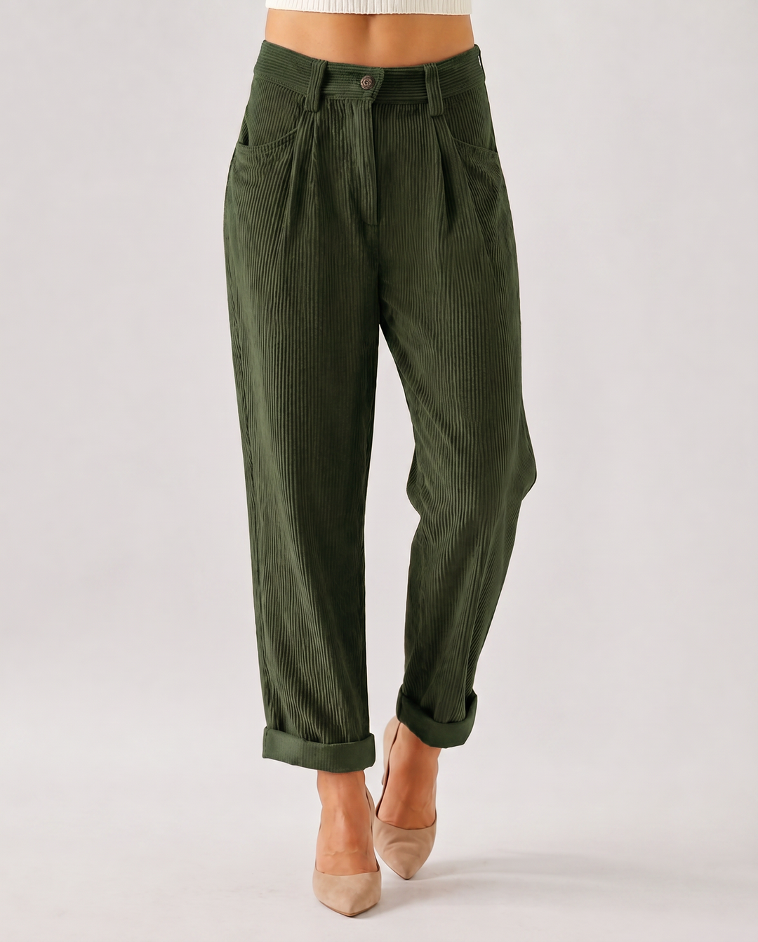 JANA™|PANTALONI DI VELLUTO MODERNI